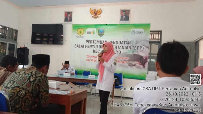 SOSIALISASI CSA ( CLIMATE SMART AGRICULTURE ) 01